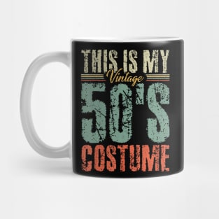 Vintage 50s Costume 50s Outfit 1950s Fashion Theme Party Mug